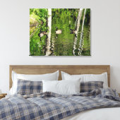 グースグリーン キャンバスプリント (インサイチュ (寝室))