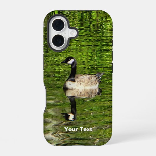 グースグリーン iPhone 16ケース (裏面)