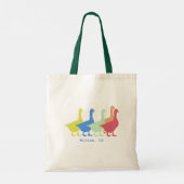 グースザバンドトート買い物袋 トートバッグ (裏面)