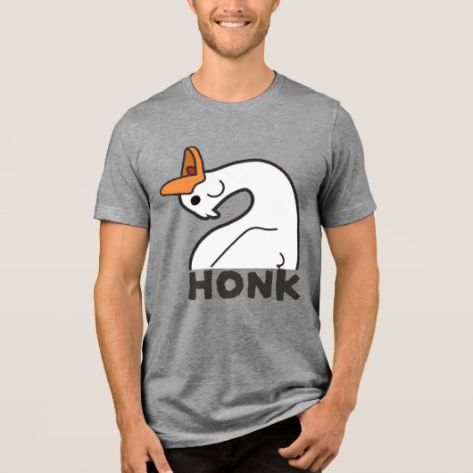 グースシャおもしろいツ トライブレンドTシャツ (正面)