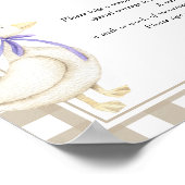 グースタイムカプセル1歳男女兼用誕生日 ポスター (角)