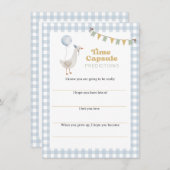 グースタ間抜けイムカプセルメッセージカード 招待状 (正面/裏面)
