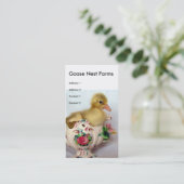 グースネストファーム 名刺 (スタンド正面)