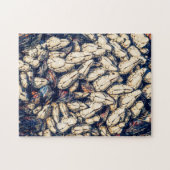 グースネックのバーナクルとムール貝、BCウェストコースト ジグソーパズル (横)