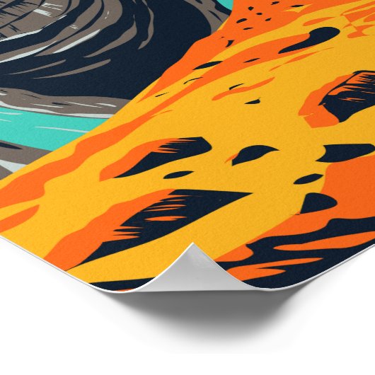 グースネックス州パークユタヴィンテージ ポスター (角)