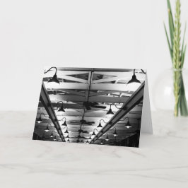 グースネック照明 – 折り畳みカード – 空白の内側 カード