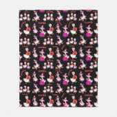 グースハロウィンパーソナライズされたブランケット名前をカスタムする フリースブランケット (正面)
