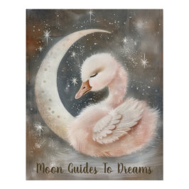 グースバードベビーが月に眠る ポスター