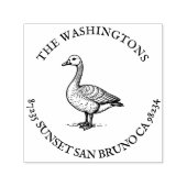 グースパーソナライズされた差出人住所スタンプ名 セルフインキングスタンプ (デザイン)