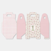 グースパーソナライズされた間抜けファースト誕生日優先ボックス フェイバーボックス (見開き)