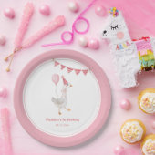 グースピ間抜けックガール誕生日 ペーパープレート (パーティー)