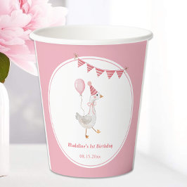 グースピ間抜けックガール誕生日 紙コップ