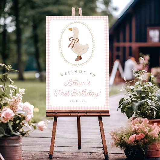 グースピ間抜けックジンガムガール誕生日へようこそ ポスター