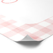 グースピ間抜けックジンガムガール誕生日へようこそ ポスター (角)