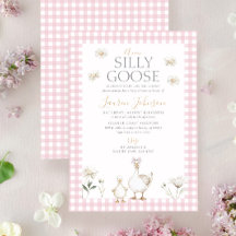 グースピ間抜けンクお洒落クボウ赤ちゃんガールシャワー