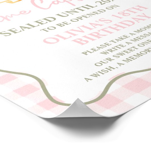 グースピ間抜けンク1thバースデータイムカプセルポスター ポスター (角)