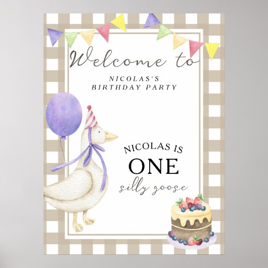 グースファースト誕生日パーティー ポスター (正面)