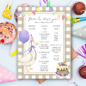 グースファースト誕生日マイルストーン誕生日 ポスター