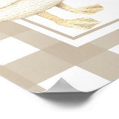 グースファースト誕生日マイルストーン誕生日 ポスター (角)