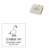 グースファームの事業所 ラバースタンプ (押印)