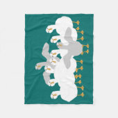 グースフーフリースブランケット フリースブランケット (正面)