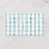 グースブルー間抜けギンガムブックスベビー エンクロージャーカード (裏面)