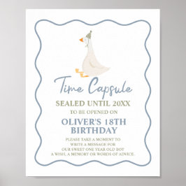 グースブルー間抜けグリーン第1回バースデータイムカプセル ポスター