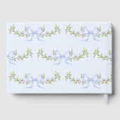 グースブルー間抜けボウベイビーシャワー ゲストブック (裏面)