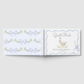 グースブルー間抜けボウベイビーシャワー ゲストブック (全面)