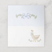 グースブルー間抜けボウベイビーシャワー プレイスカード (外部開封)