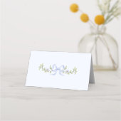 グースブルー間抜けボウベイビーシャワー プレイスカード (裏面)