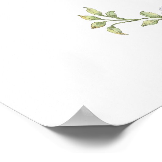 グースブルー間抜けボウ男の赤ちゃんシャワーウェルカム ポスター (角)