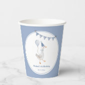 グースブルー間抜けボーイバースデーパーティー 紙コップ (正面)