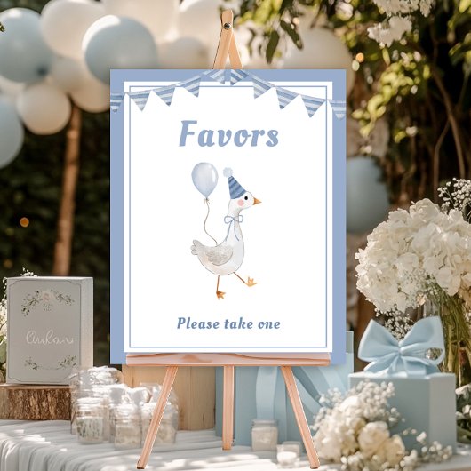 グースブルー間抜けボーイ誕生日の恩恵 ポスター