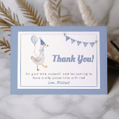 グースブルー間抜けボーイ誕生日 サンキューカード