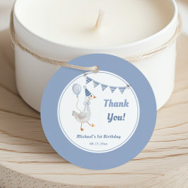 グースブルー間抜けボーイ誕生日 フェイバータグ