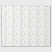 グースベイビーシャワー招待状カード ラッピングペーパー (フラット)