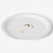 グースベイビーシャワー ペーパープレート (アングル)