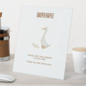 グースベビーおむつラッフルドロー 台座サイン (インサイチュ)