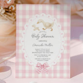 グースベビーよくはしゃぐシャワー招待状 招待状
