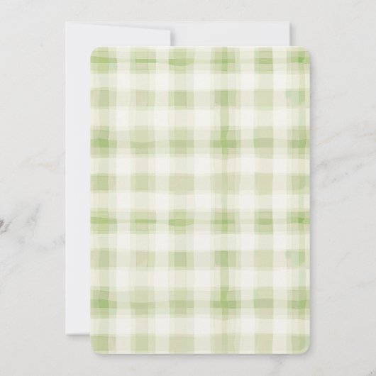 グースベビーよくはしゃぐシャワー招待状 招待状 (裏面)