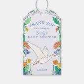 グースベビー間抜けシャワーありがとうご好意 ギフトタグ (正面)