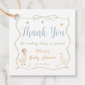 グースベビー間抜けシャワーありがとう フェイバータグ (正面)