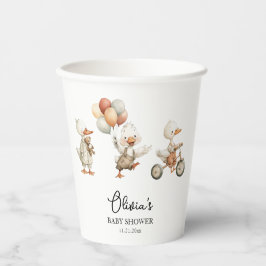 グースベビー間抜けシャワーパーソナライズされた紙カップ 紙コップ