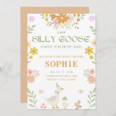 グースベビー間抜けシャワー招待状 招待状 (正面/裏面)