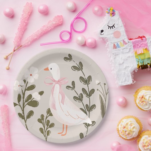 グースベビー間抜けシャワー紙プレート ペーパープレート (パーティー)