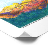 グースベリーマウンテンサイクリングエリアユタ ポスター (角)