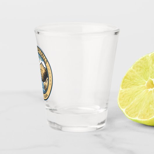 グースベリー滝州パークミネソタバッジ ショットグラス (右)