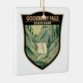 グースベリー滝州パークミネソタヴィンテージ セラミックオーナメント (右)