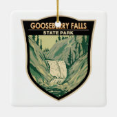 グースベリー滝州パークミネソタヴィンテージ セラミックオーナメント (裏面)